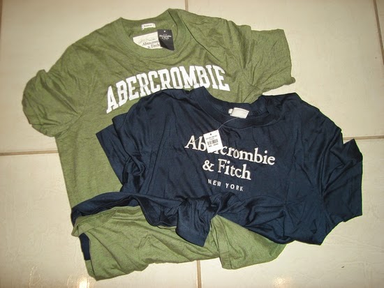 Camisetas da Abercrombie Compradas no Ebay