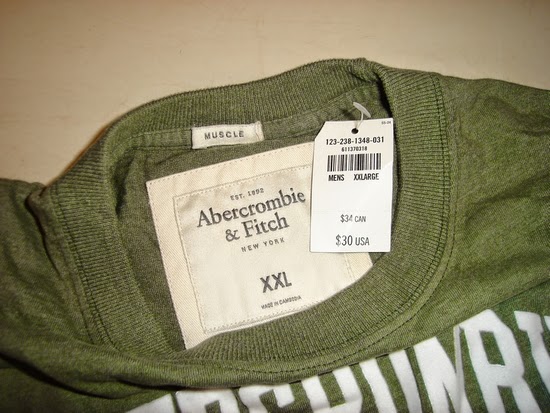 Camisetas da Abercrombie Compradas no Ebay