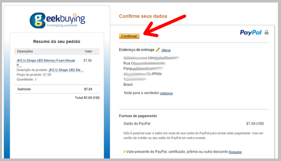 Como comprar no site Chinês GeekBuying