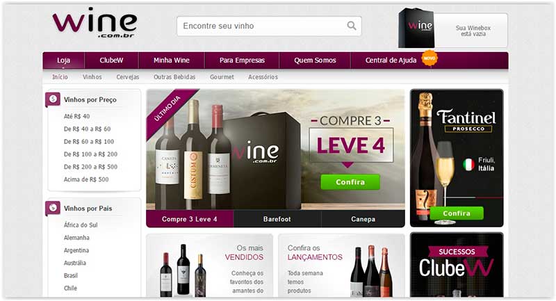 Melhores Sites para Comprar Vinhos Online